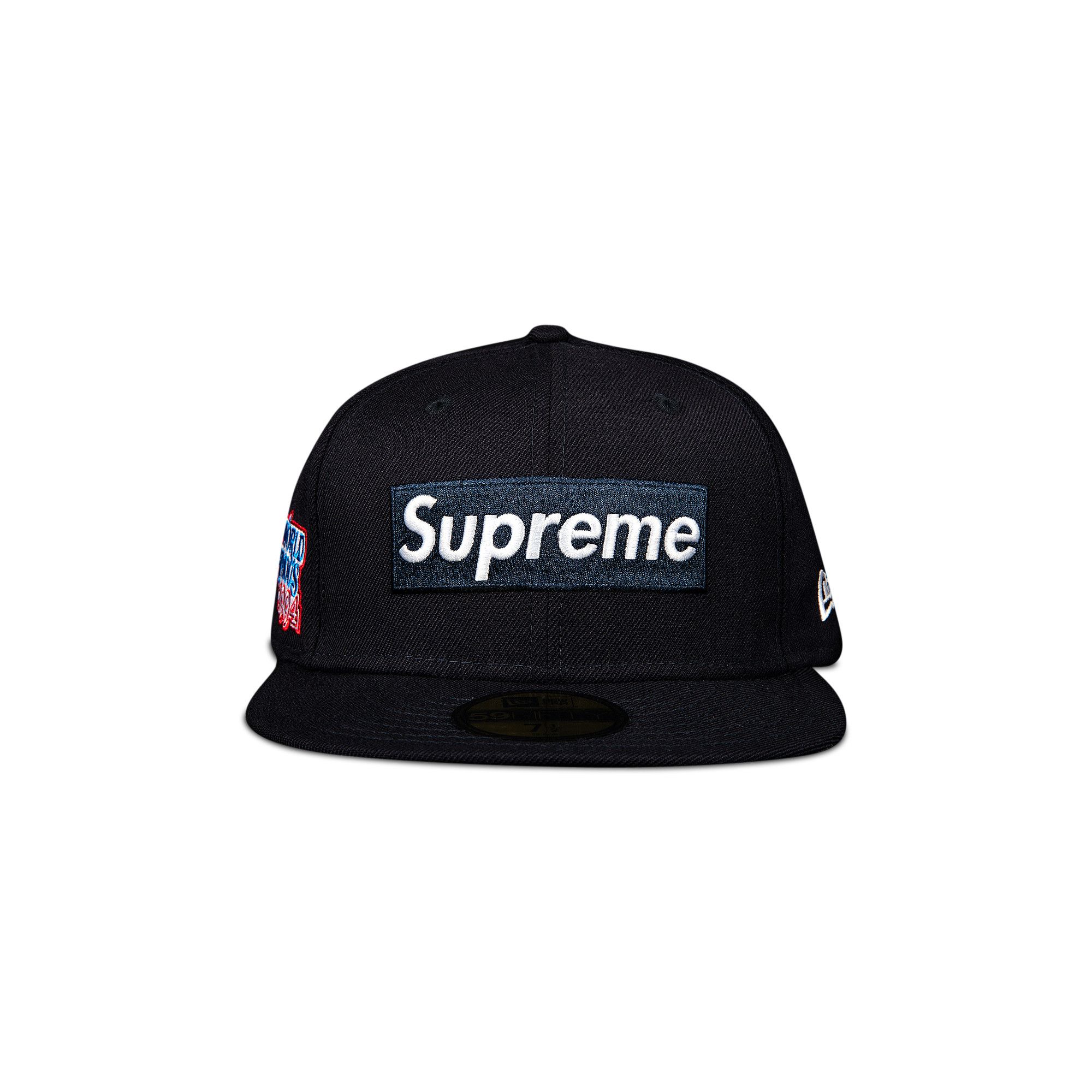 Buy Supreme World Famous Box Logo New Era 'Navy' - FW20H77