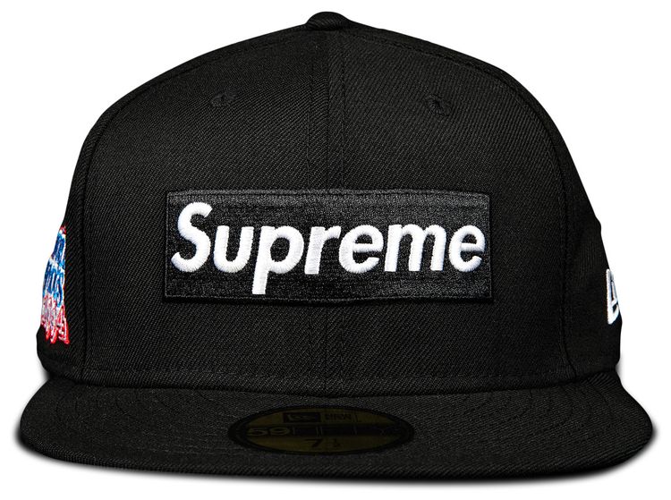 Supreme World Famous Box Logo New Era Black