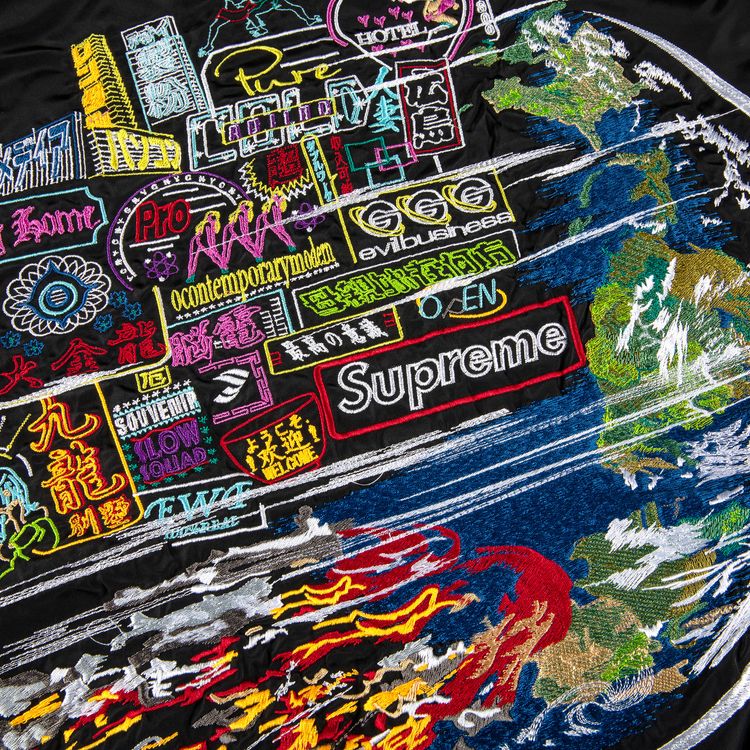 Supreme Globe MA 1 Black