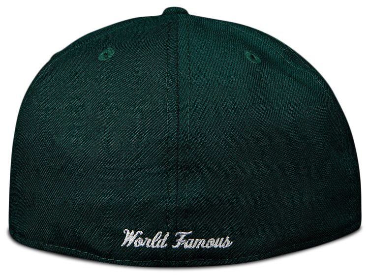Supreme World Famous Box Logo New Era Dark Green