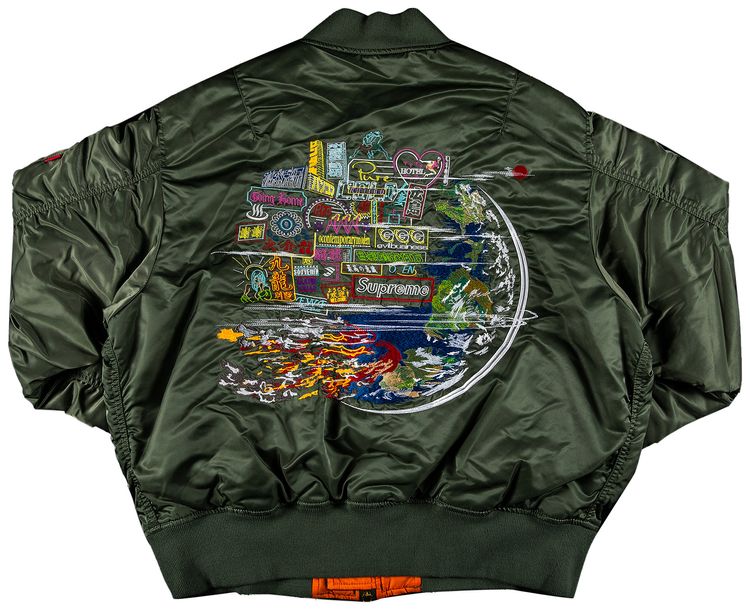 Buy Supreme Globe MA-1 