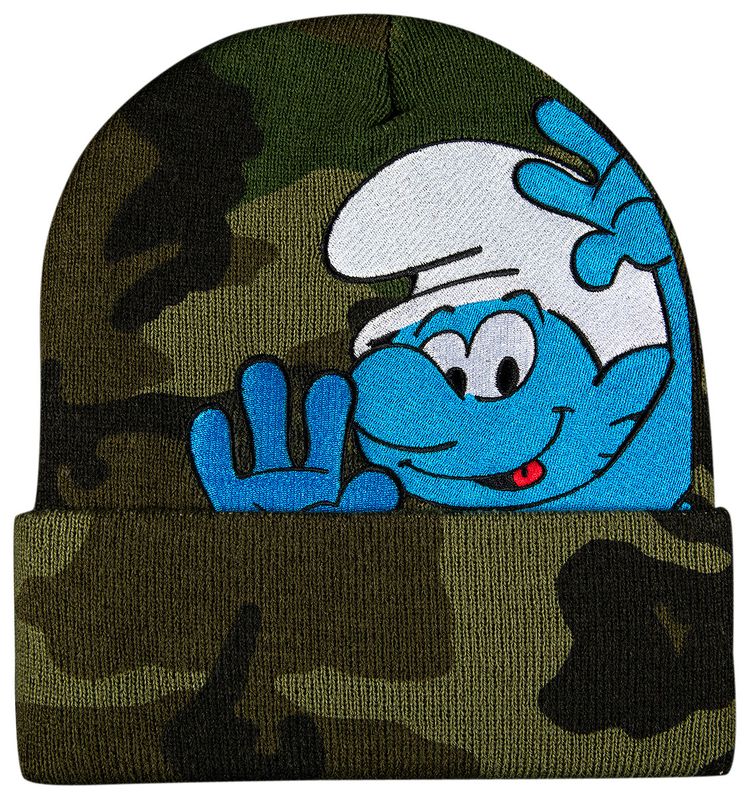 Supreme x Smurfs Beanie Woodland Camo