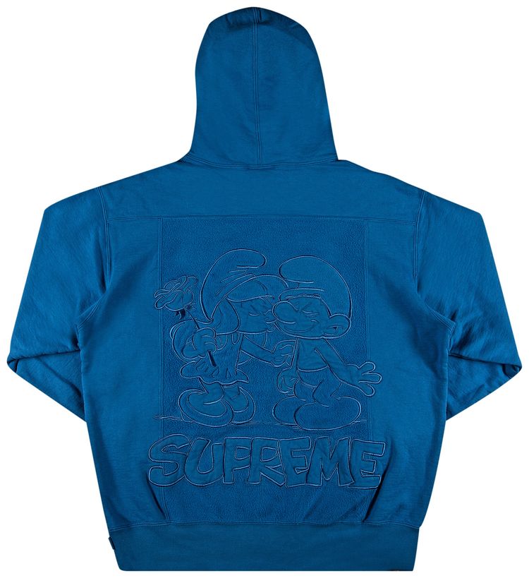 Supreme x Smurfs Hooded Sweatshirt Pale Royal