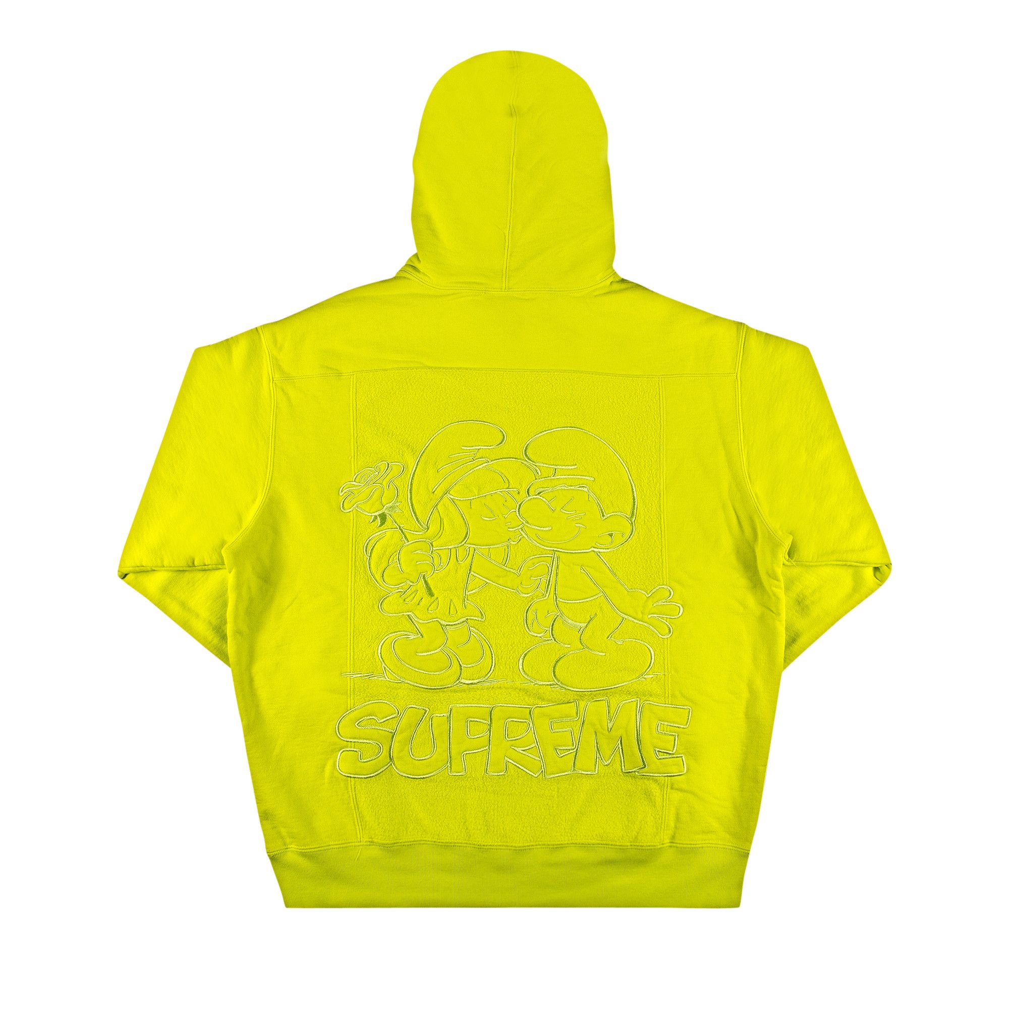 Size xl Supreme x Smurfs Hooded Sweatshirt 'Acid Green'