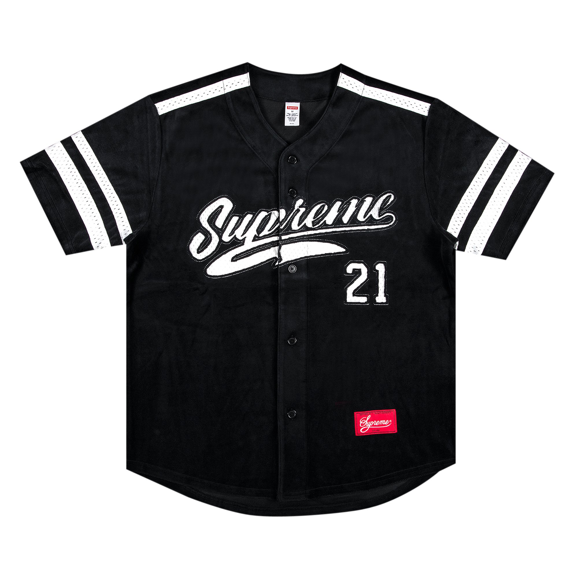 人気販売【値下げ！美品】Supreme Velour Baseball Jersey トップス