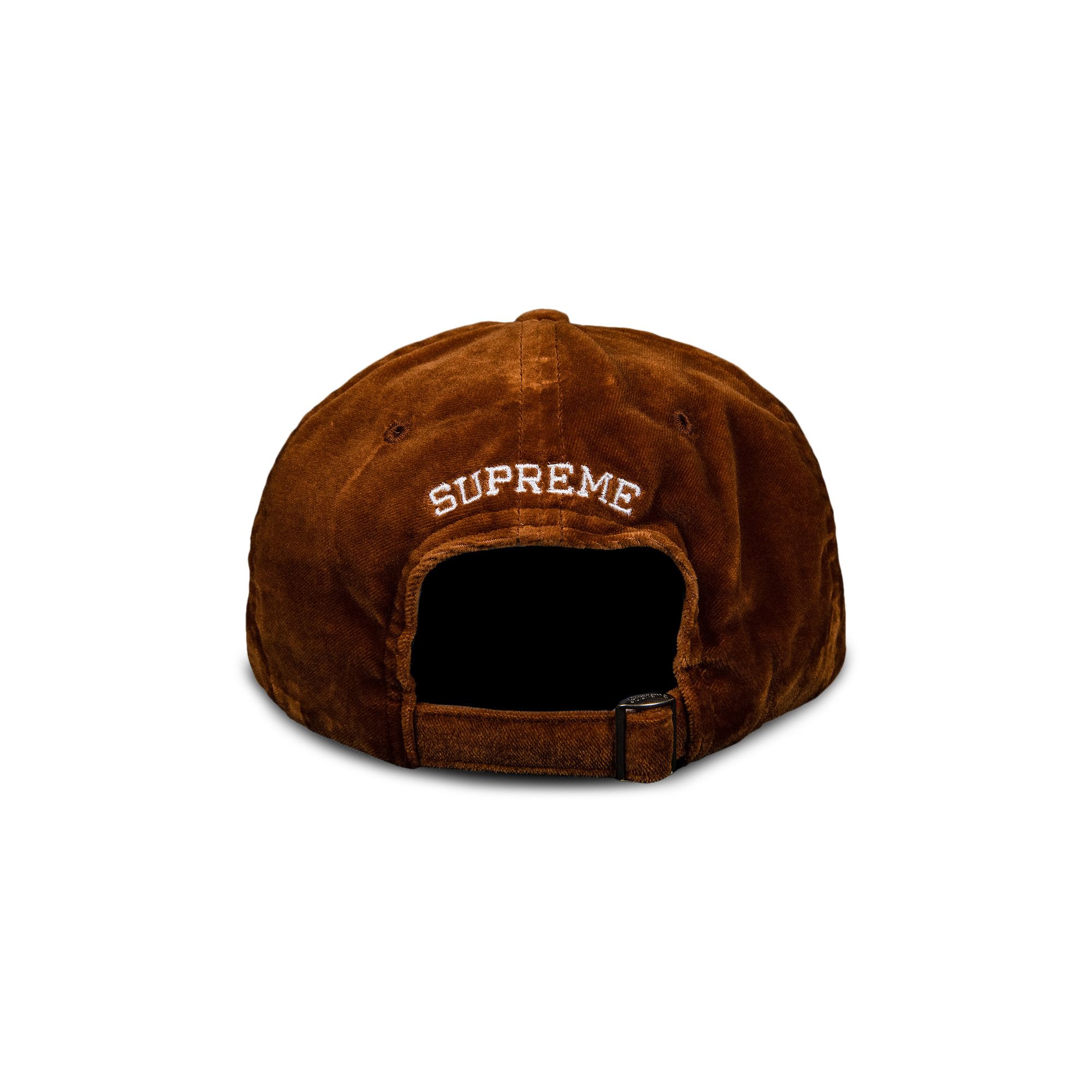 Buy Supreme Velvet S Logo 6-Panel 'Tan' - FW20H69 TAN | GOAT IT