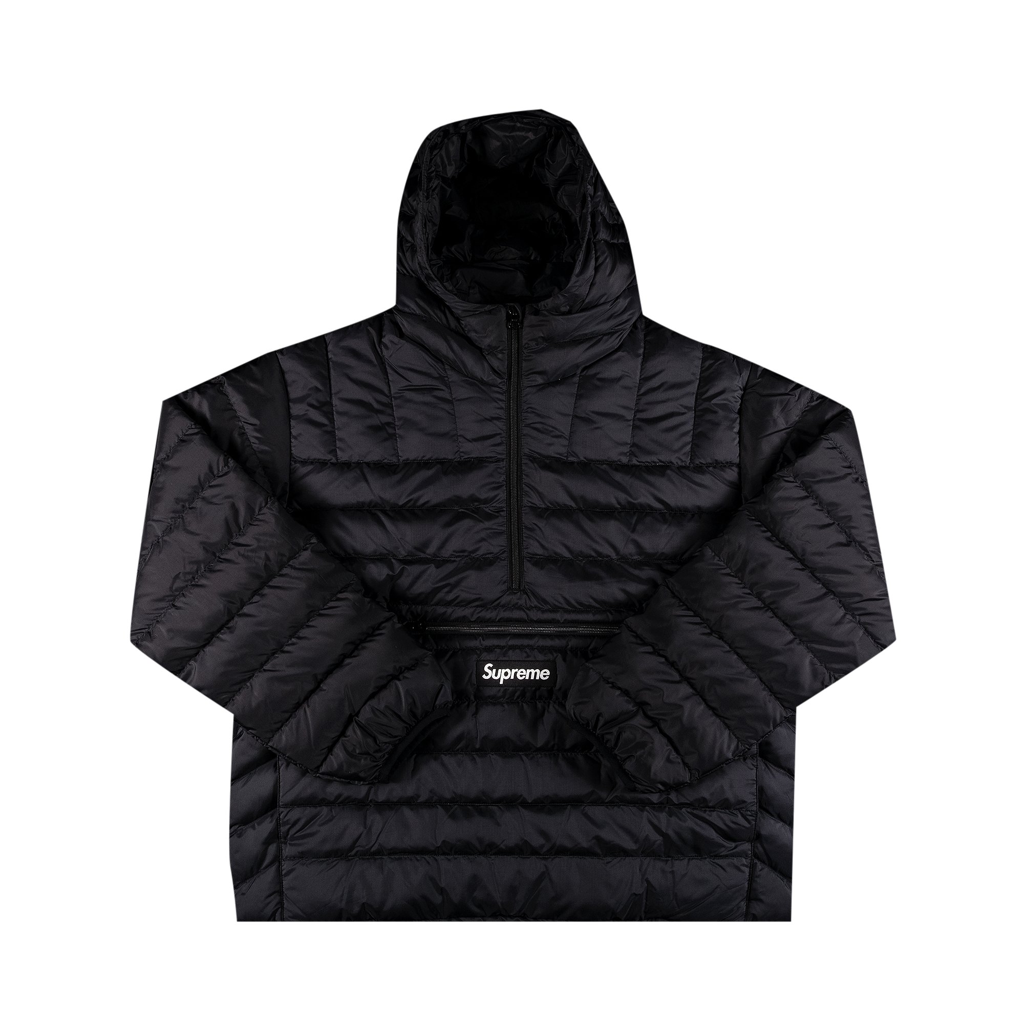 Buy Supreme Micro Down Half Zip Hooded Pullover 'Black' - FW20J36 BLACK |  GOAT