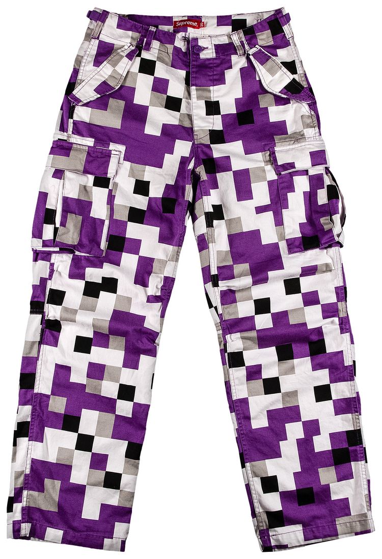 Supreme Cargo Pant Purple Digi Camo