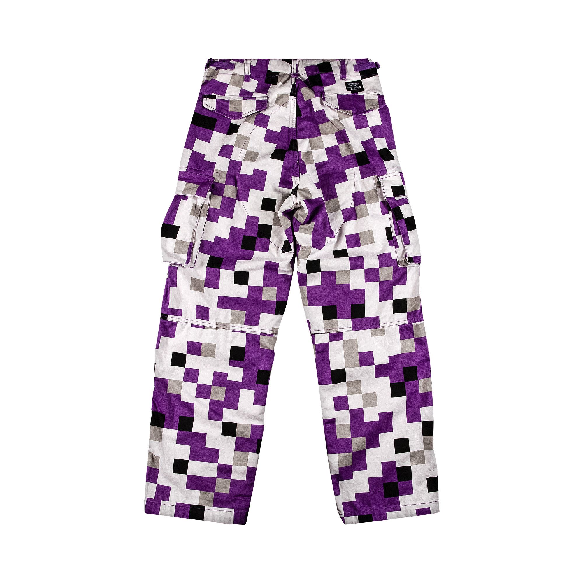 Size 32 Supreme Cargo Pant 'Purple Digi Camo'