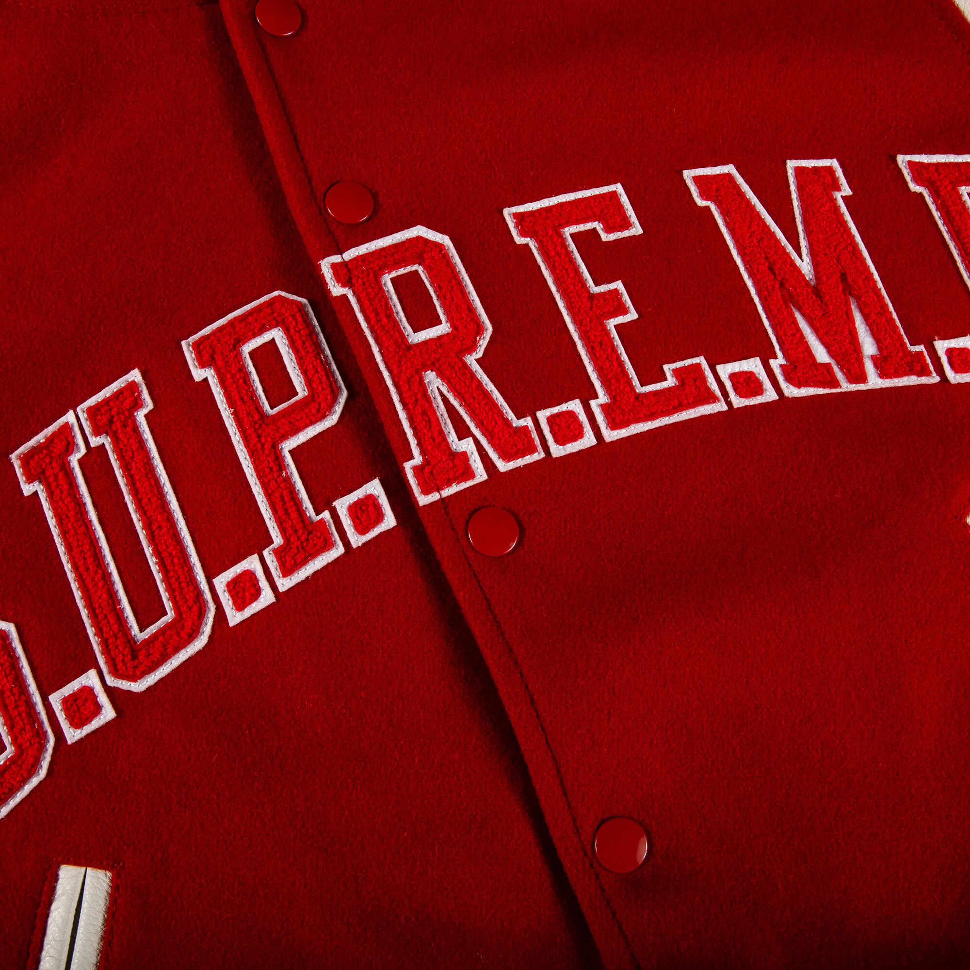 Buy Supreme King Hooded Varsity Jacket 'Red' - FW20J78 RED