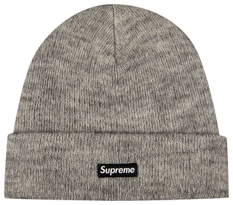 Supreme Mohair Beanie Grey