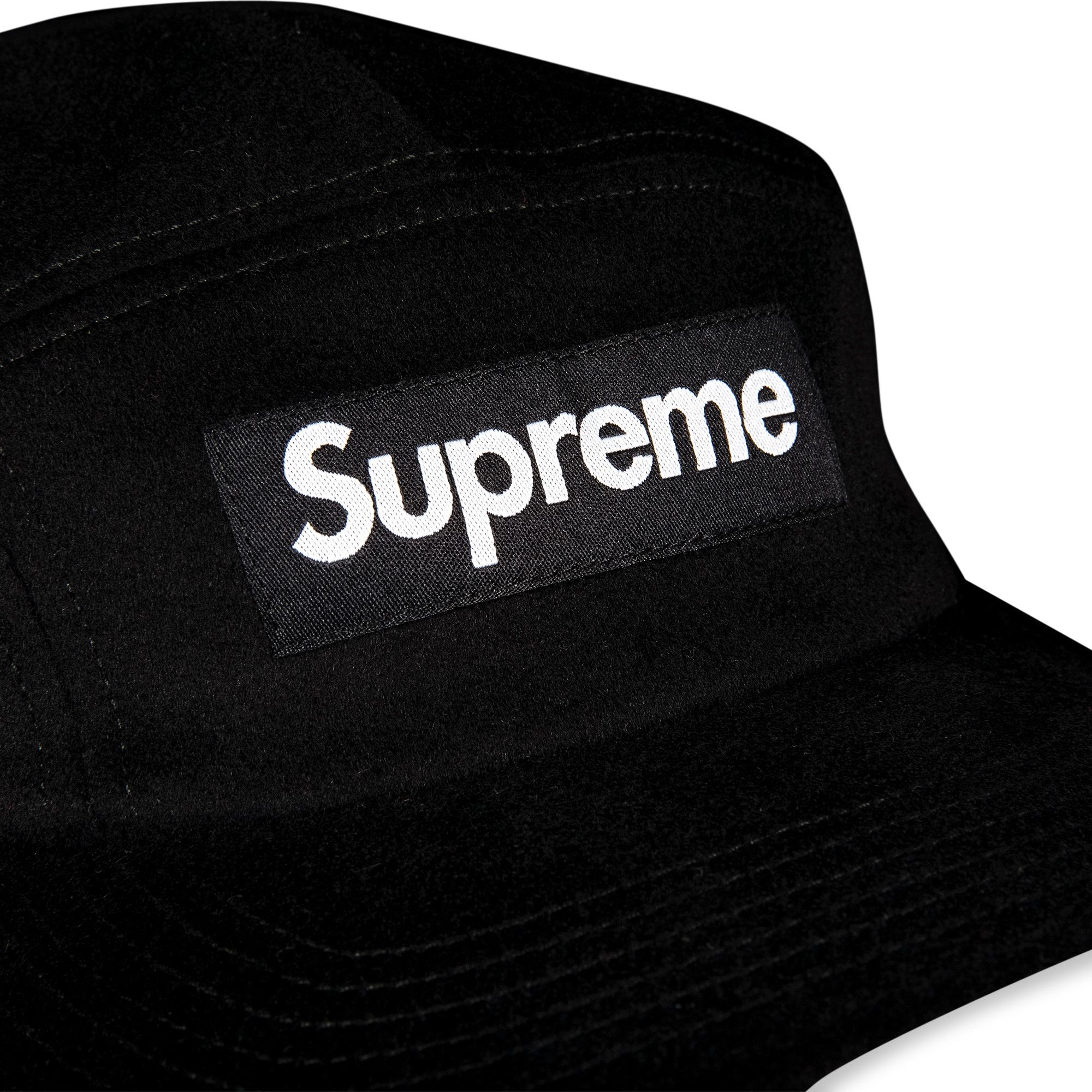 Buy Supreme Wool Camp Cap 'Black' - FW24H101 BLACK | GOAT CA