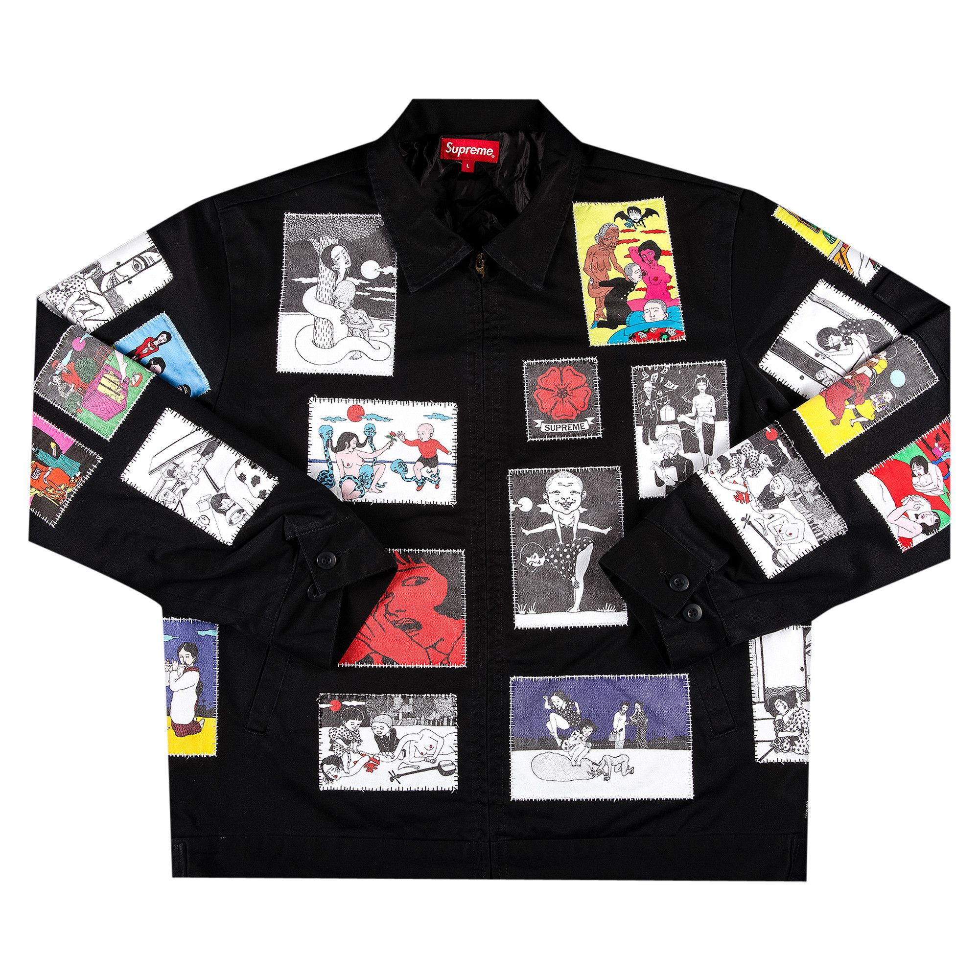 国内正規 Mサイズ Supreme Work Jacket Buy Supreme x Toshio Saeki Work Jacket 'Black' - FW20J52 BLACK | GOAT