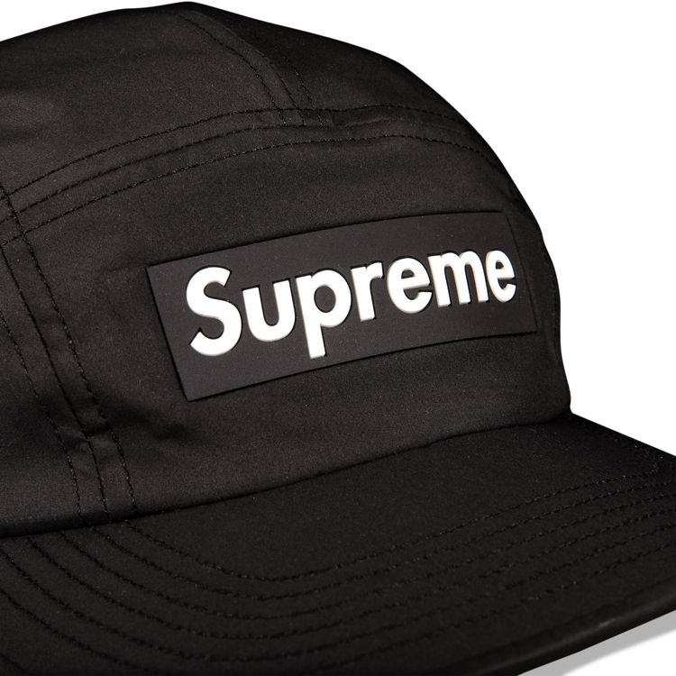 Supreme Inset Logo Camp Cap Black