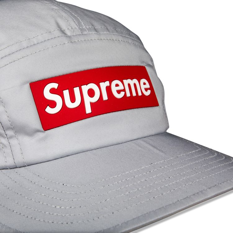 Supreme Inset Logo Camp Cap Grey