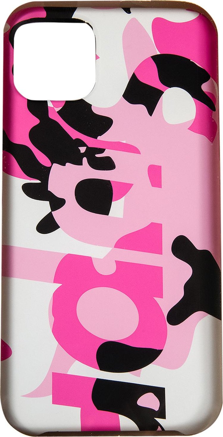 Supreme Camo iPhone 11 Pro Max Case Pink Camo