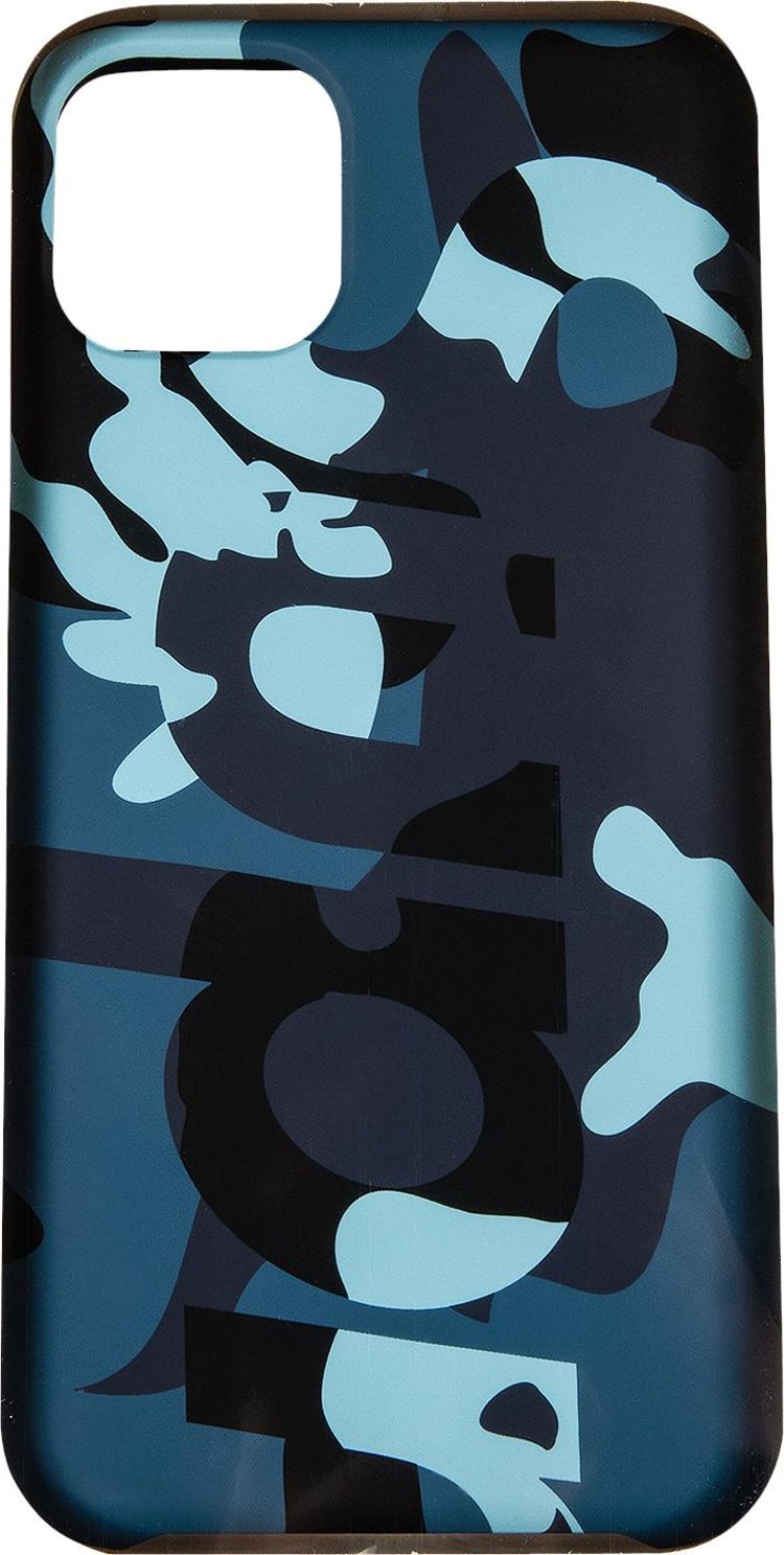 Supreme Camo iPhone 11 Pro Max Case Blue Camo