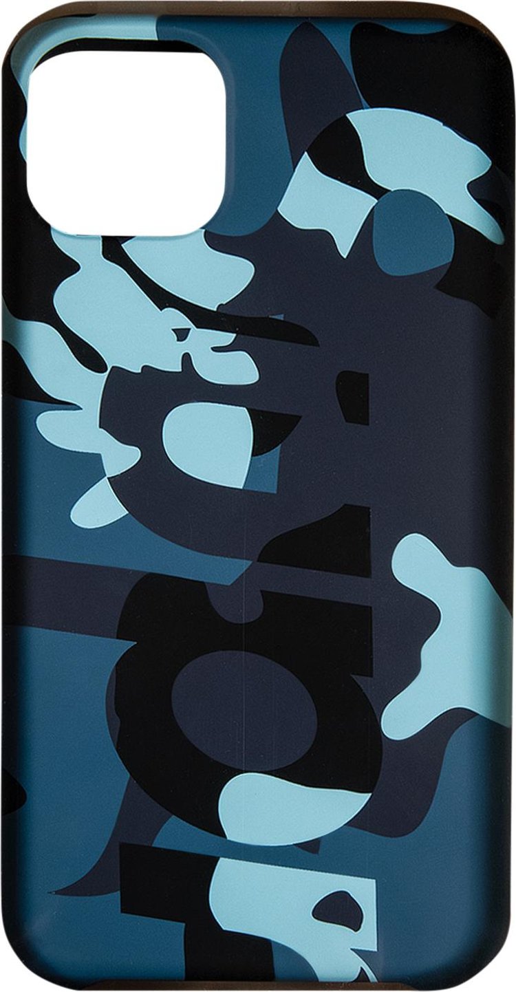 Supreme Camo iPhone 11 Pro Max Case Blue Camo