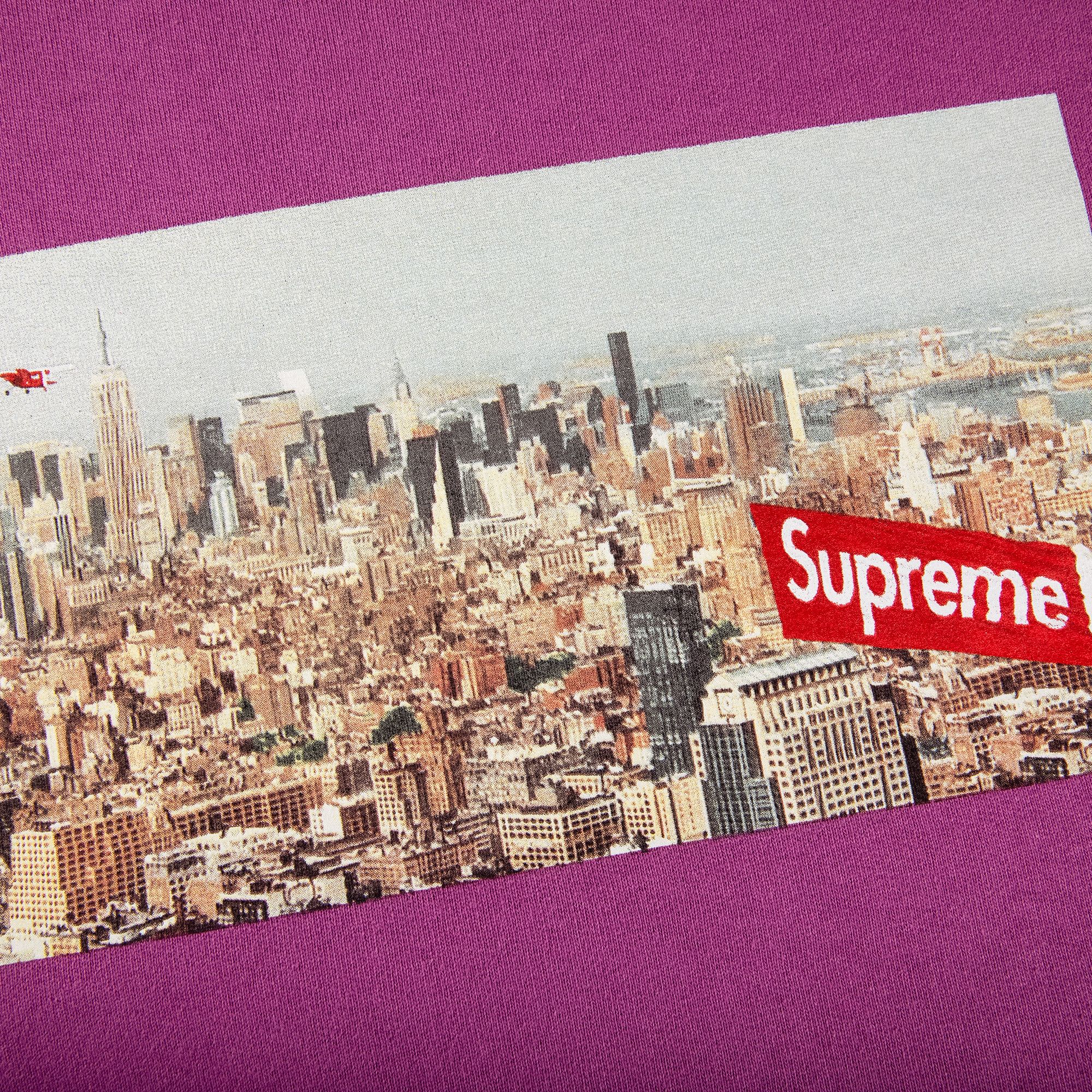 Buy Supreme Aerial Crewneck 'Bright Purple' - FW20SW93