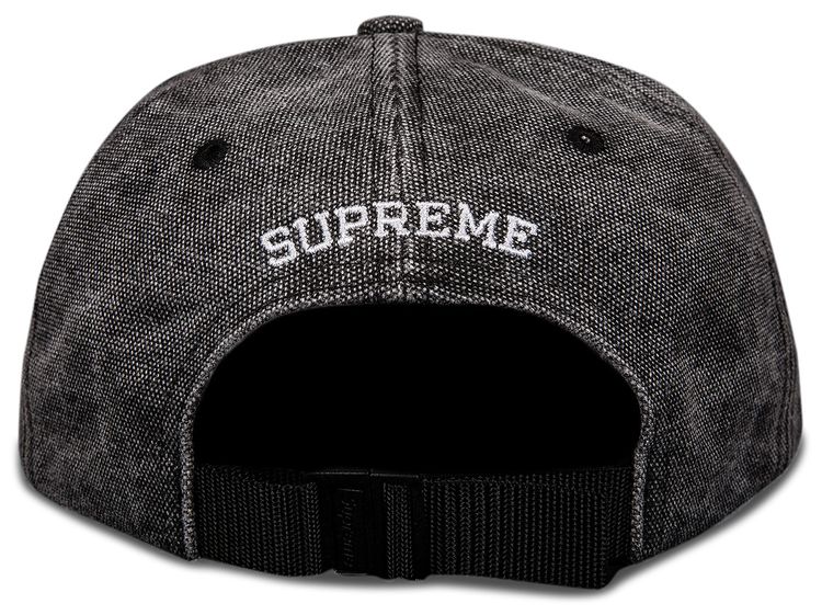 Supreme 2 Tone Canvas 6 Panel Black