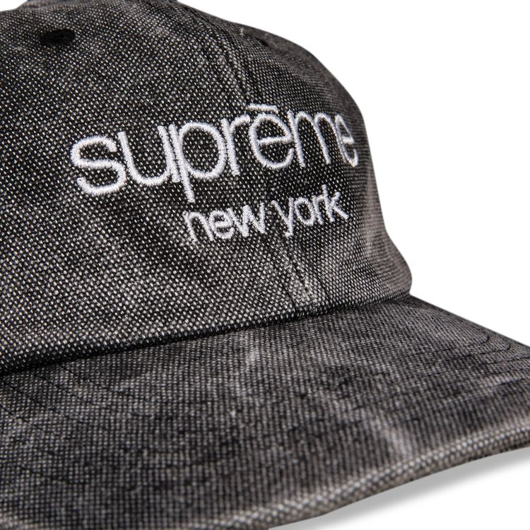 Supreme 2 Tone Canvas 6 Panel Black