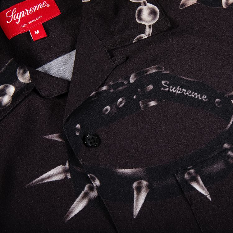 Buy Supreme Studded Collars Rayon Short-Sleeve Shirt 