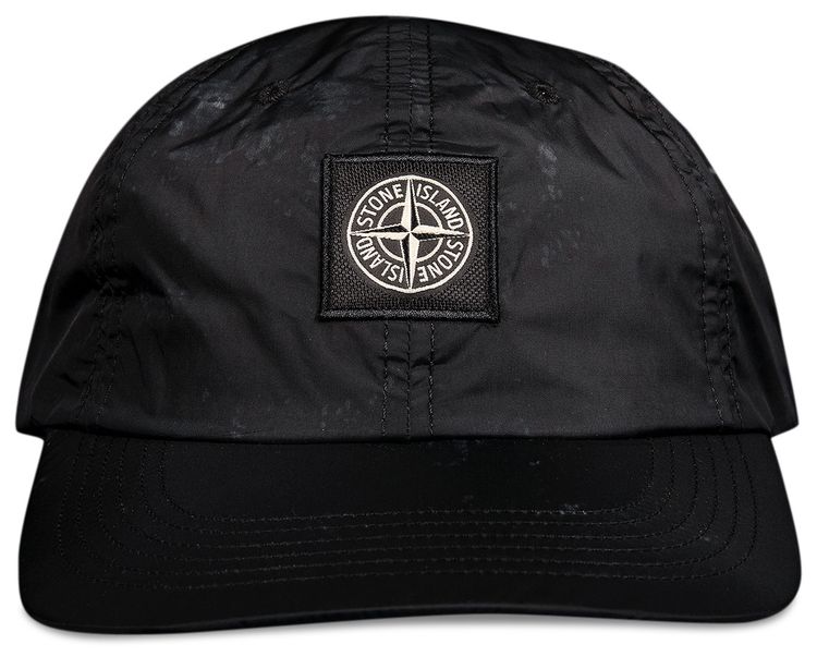 Supreme x Stone Island Nylon 6 Panel Black