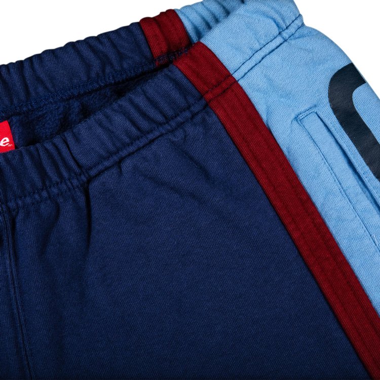 Supreme Big Logo Paneled Sweatpant Navy