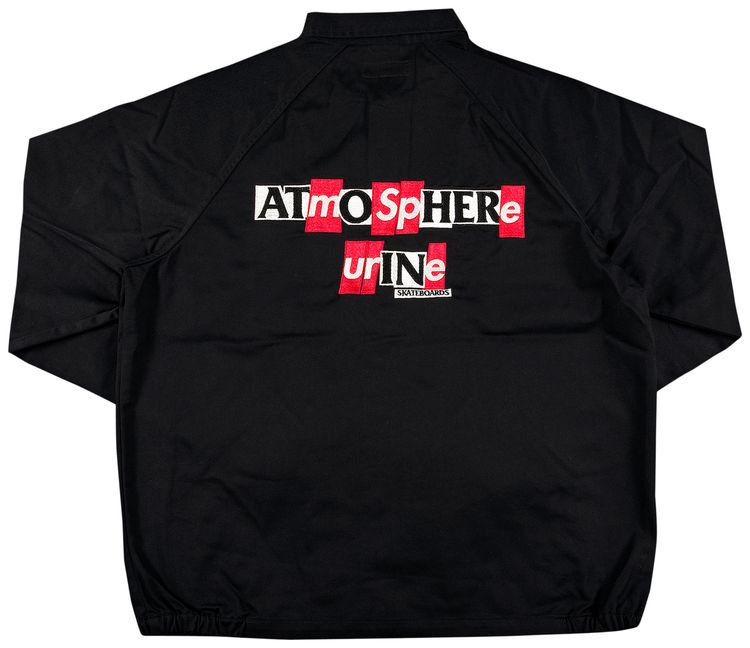 Supreme x ANTIHERO Snap Front Twill Jacket Black