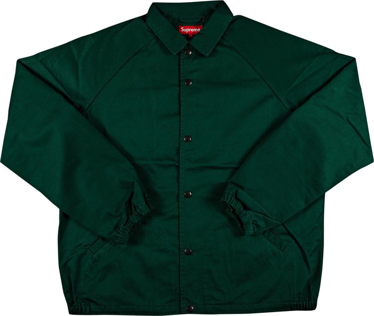 Supreme x ANTIHERO Snap Front Twill Jacket Dark Green