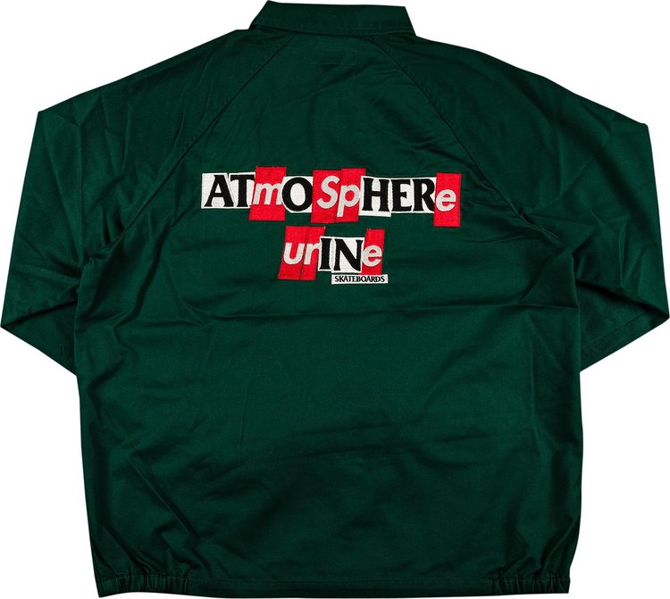 Supreme x ANTIHERO Snap Front Twill Jacket Dark Green