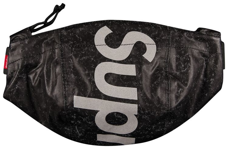 Supreme Waterproof Reflective Speckled Waist Bag Black