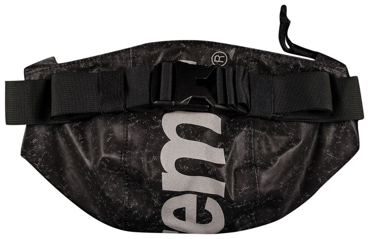 Supreme Waterproof Reflective Speckled Waist Bag Black