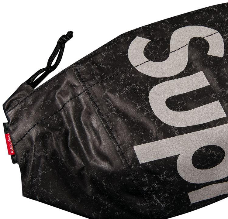 Supreme Waterproof Reflective Speckled Waist Bag Black