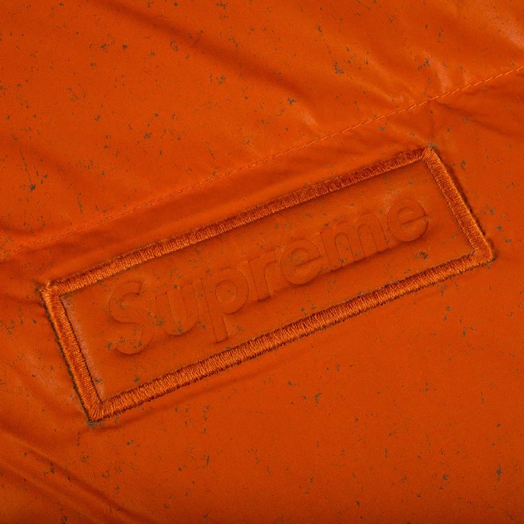 Supreme Reflective Speckled Down Jacket Orange