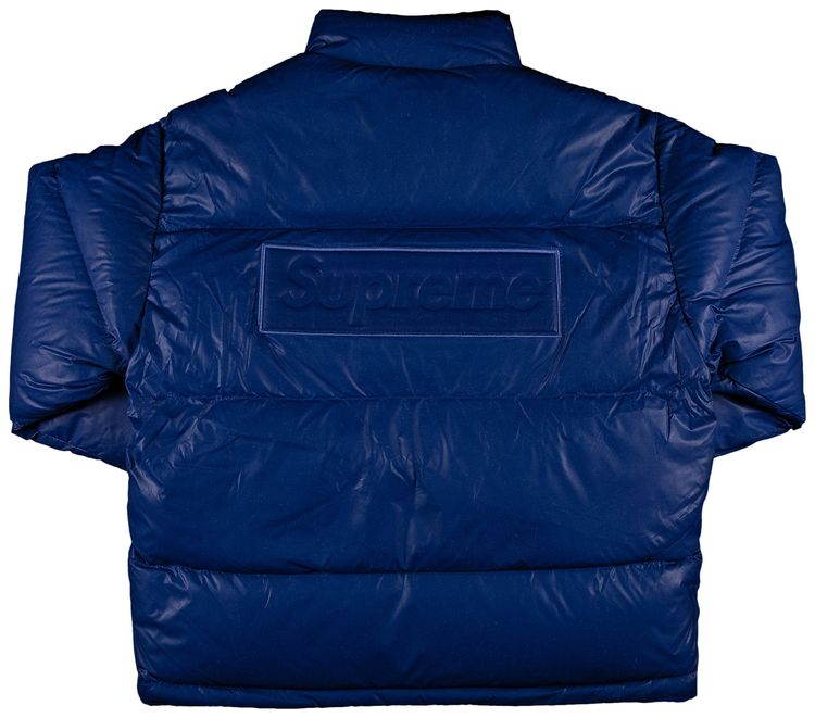 Supreme Reflective Speckled Down Jacket Royal