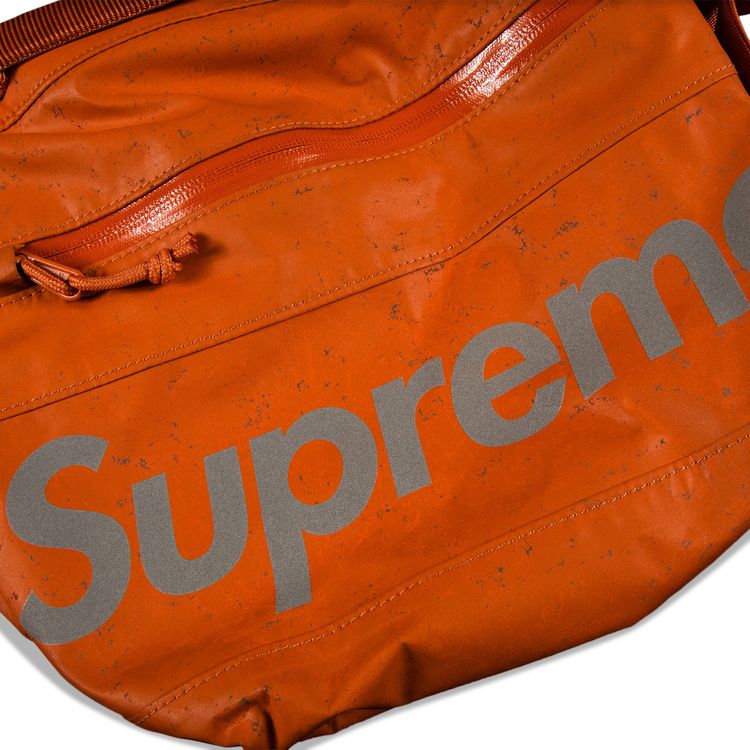 Supreme Waterproof Reflective Speckled Shoulder Bag Orange