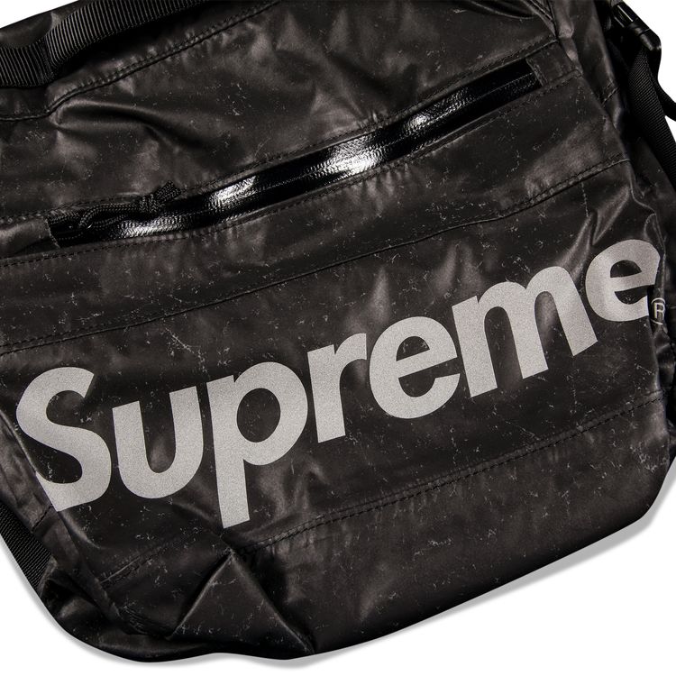 Supreme Waterproof Reflective Speckled Shoulder Bag Black