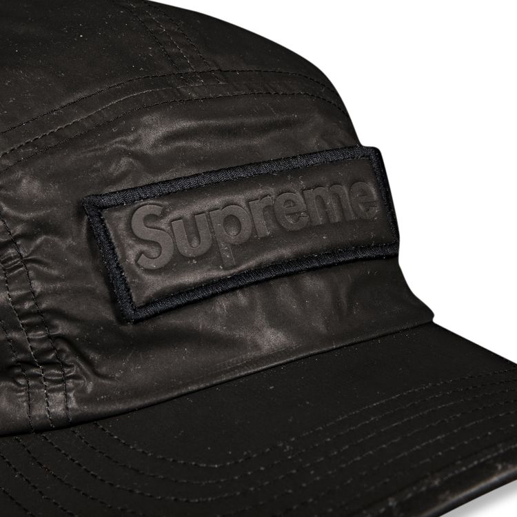 Supreme Reflective Speckled Camp Cap Black