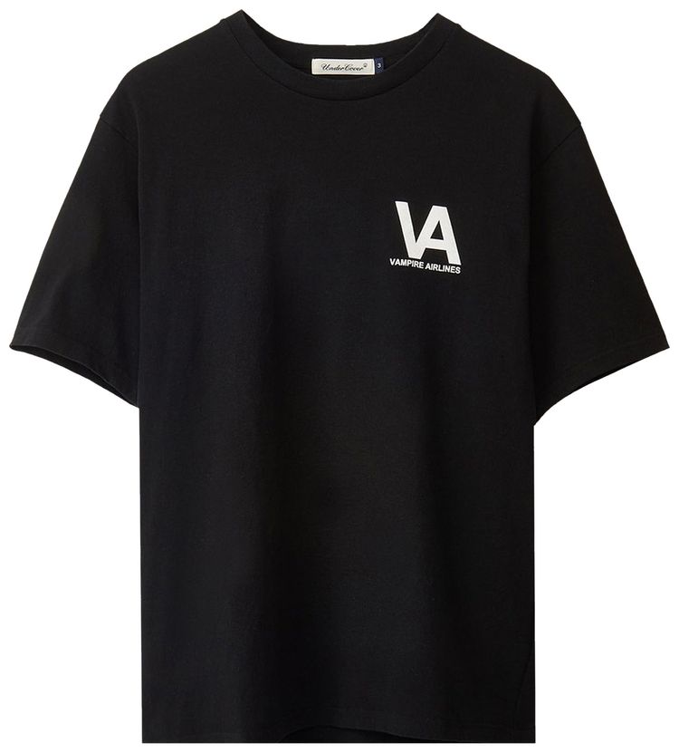 Undercover Vampire Airlines T Shirt Black