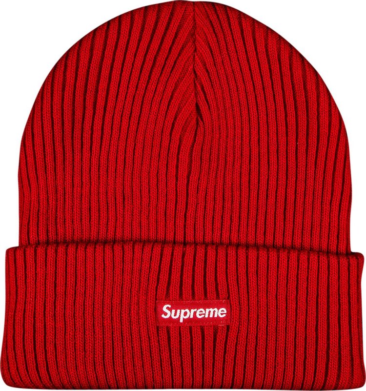 Supreme Wide Rib Beanie Red