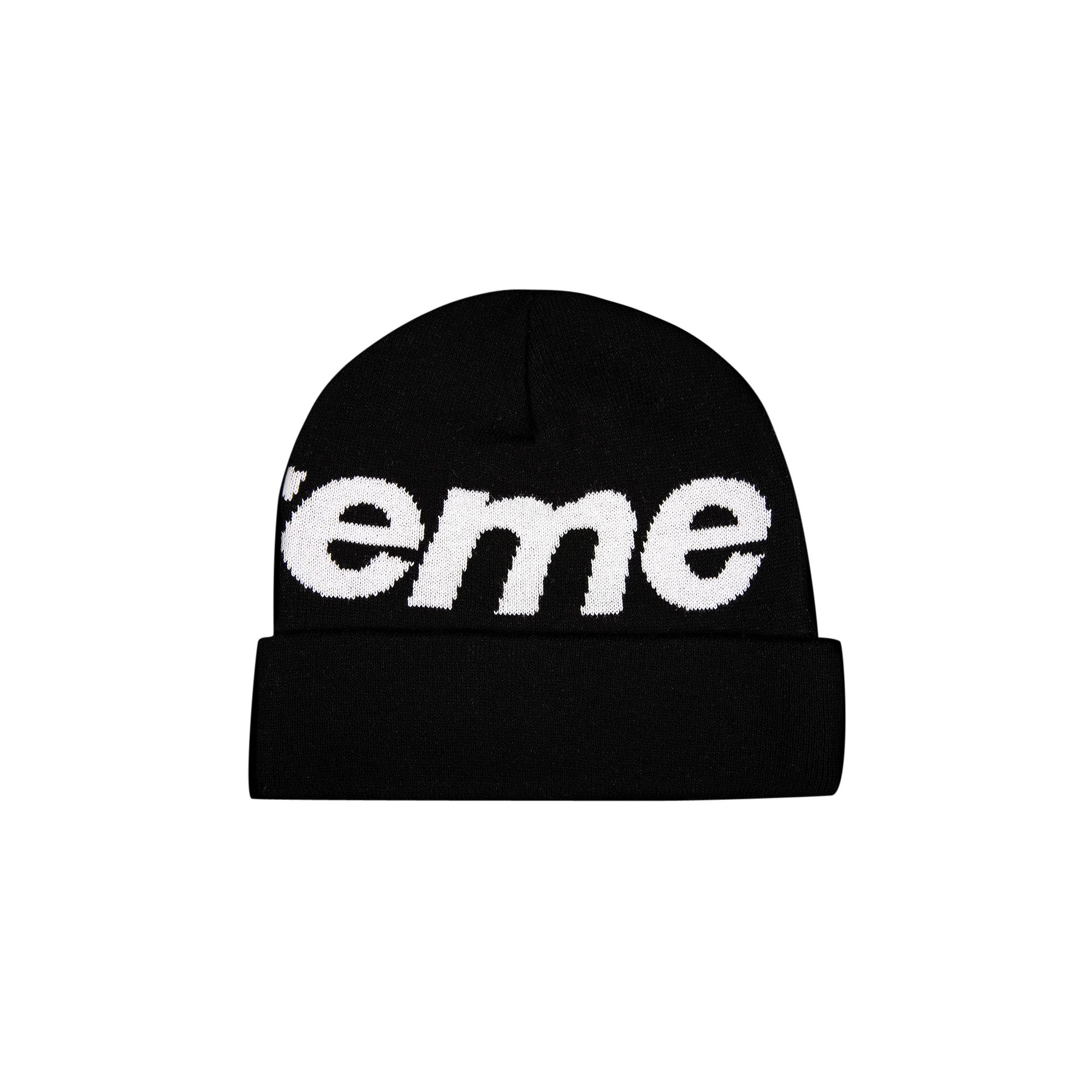 Buy Supreme Big Logo Beanie 'Black' - FW20BN9 BLACK | GOAT