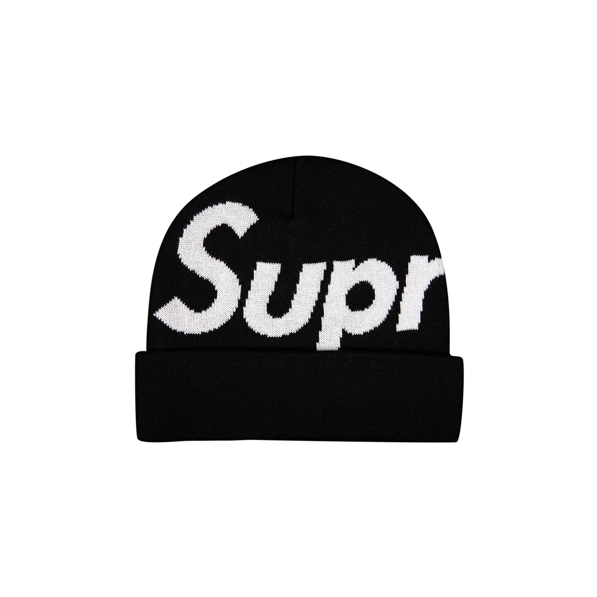 Supreme Big Logo Beanie Black FW23 NYC | eBay