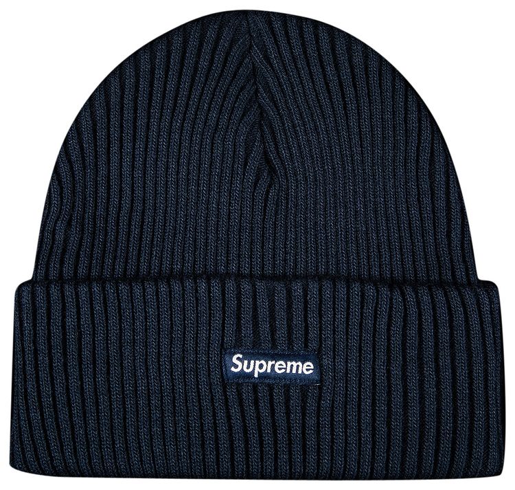 Supreme Wide Rib Beanie Navy