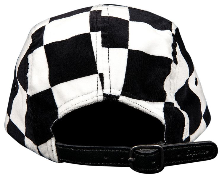 Supreme Velvet Camp Cap Checkerboard