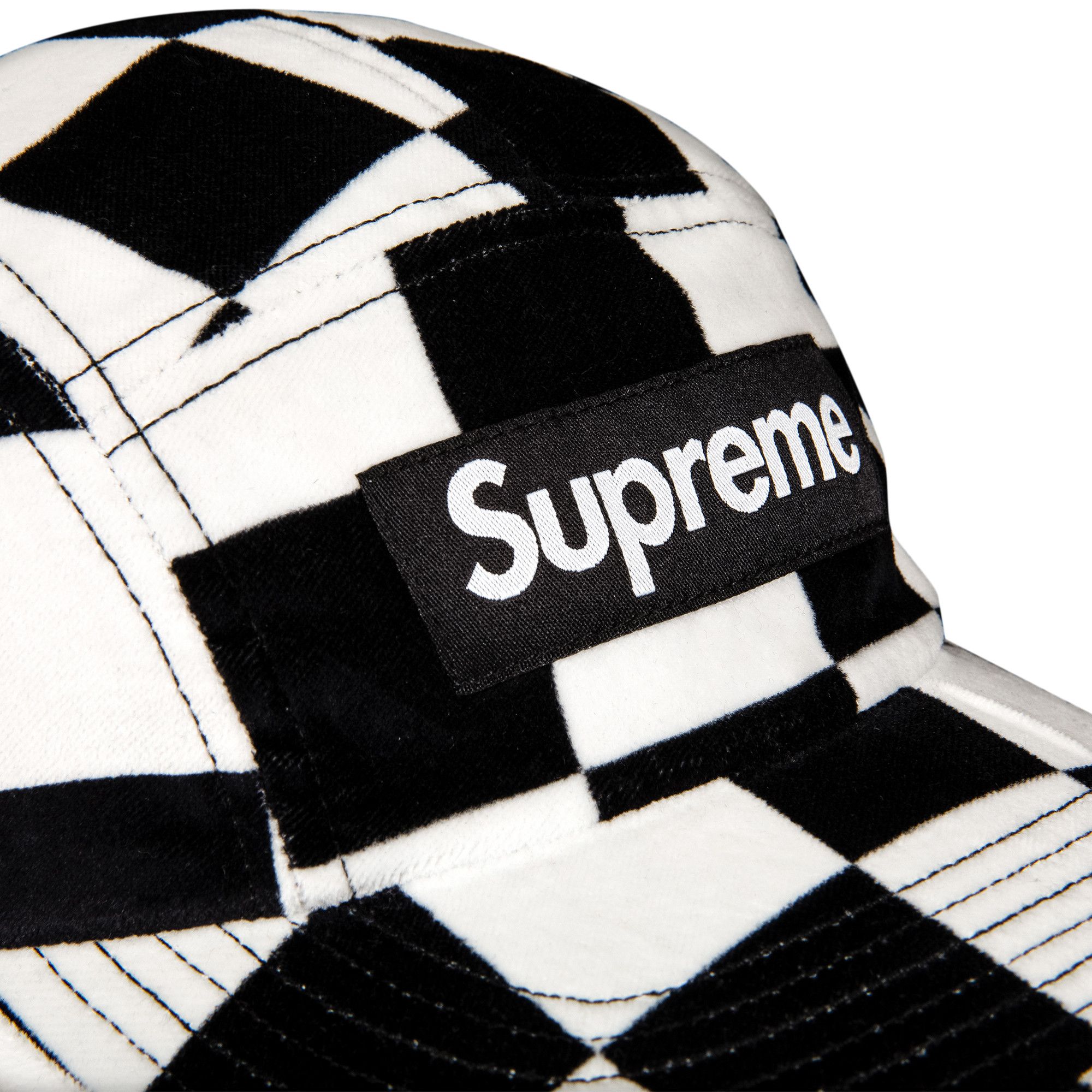 Buy Supreme Velvet Camp Cap 'Checkerboard' - FW20H92