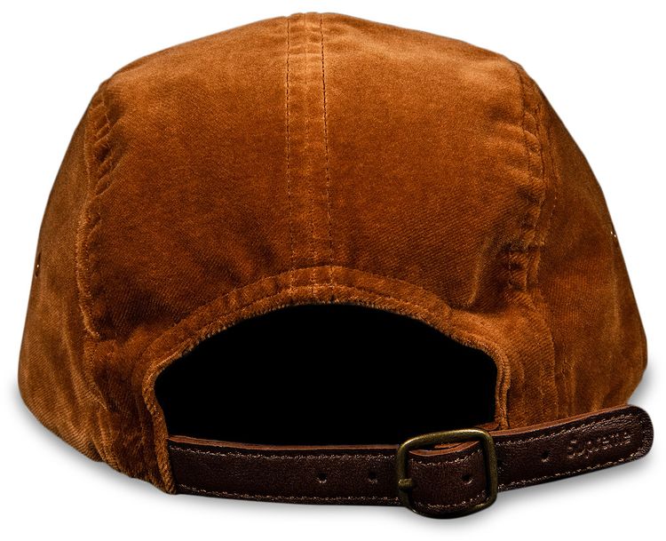 Supreme Velvet Camp Cap Brown