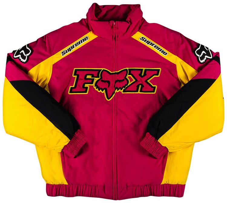 Supreme x Fox Racing Puffy Jacket Pink