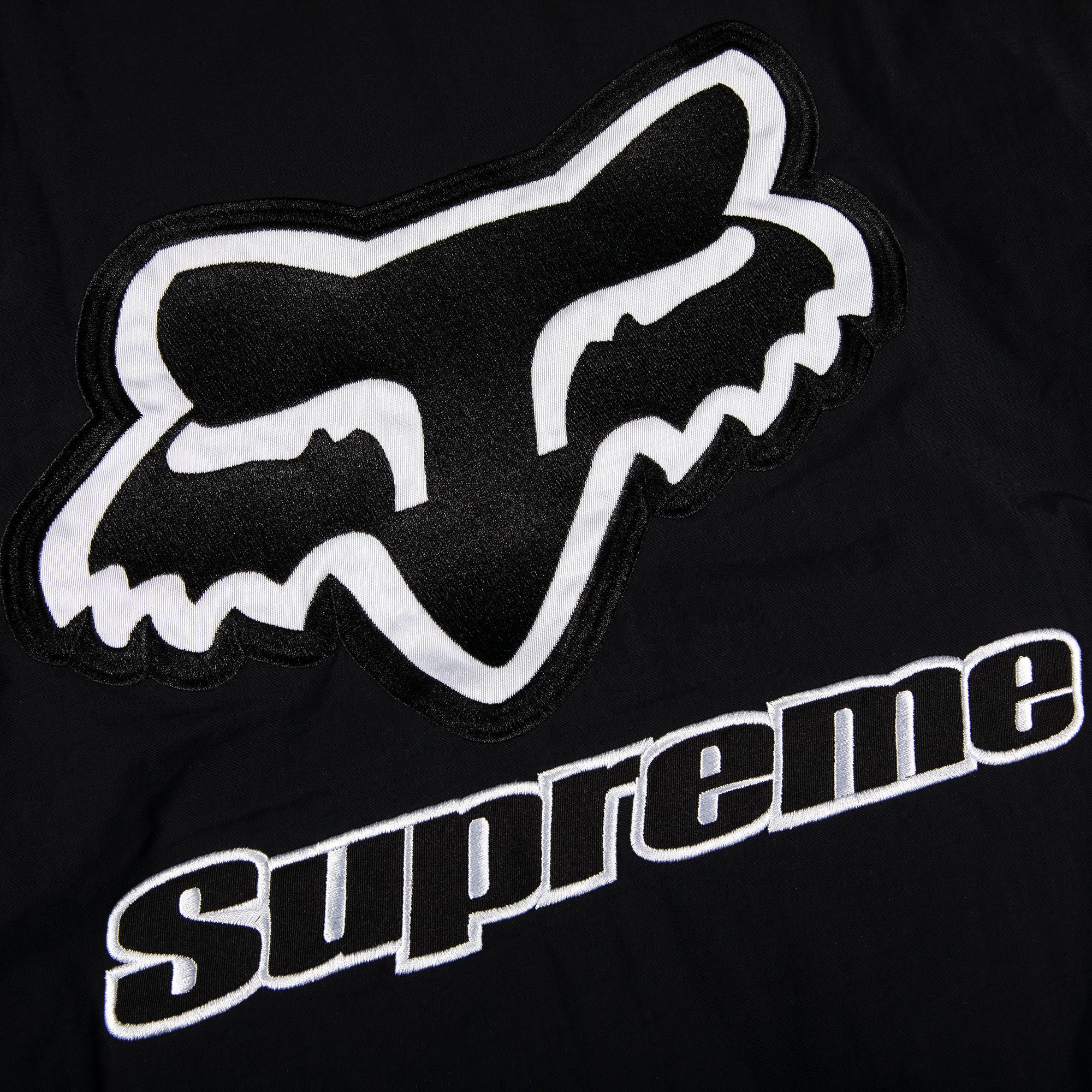 Supreme /Fox Racing 甘酸っぱ Jacket Blackステッカー付き