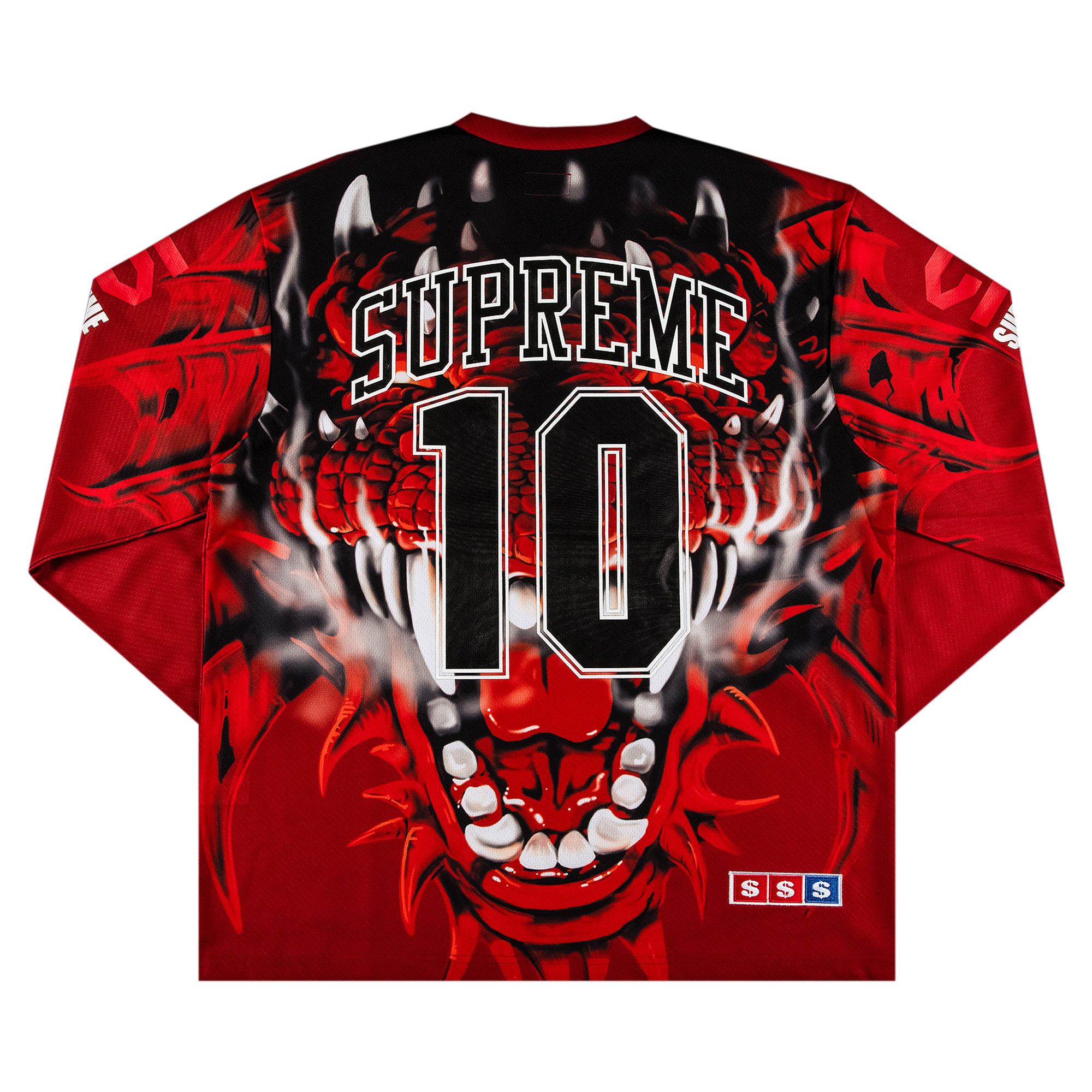 Buy Supreme Dragon Hockey Jersey 'Red' - FW20KN10 RED | GOAT